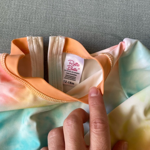 Ruffle Butts Tie-Dye Swimsuit - Picture 2 of 6